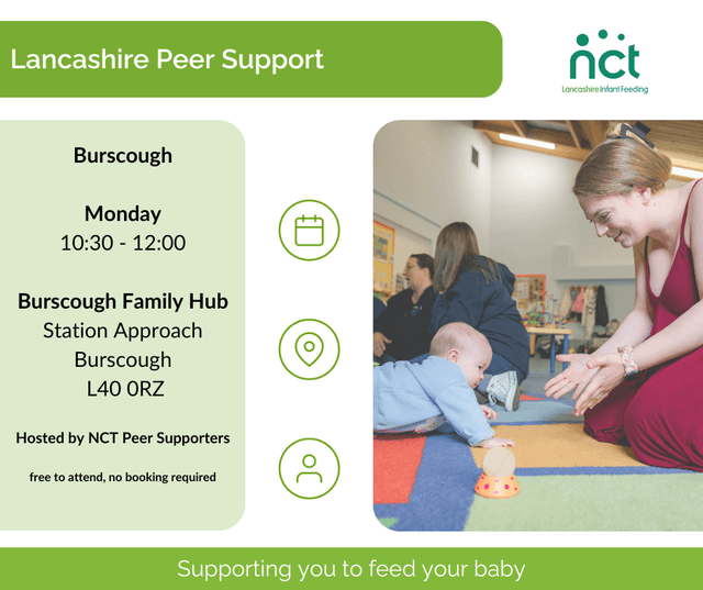 Burscough Group, Every Monday 10:30-12:00 at Burscough Family Hub