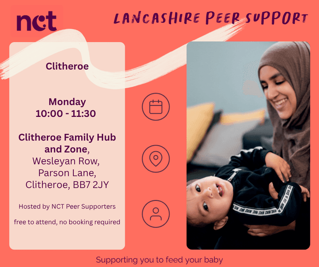 Clitheroe, every Monday, 10-11:30, Citheroe Family Hub