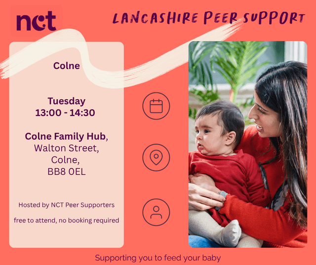 Colne Group - Tuesdays, Colne Family Hub, 13:00-14:30